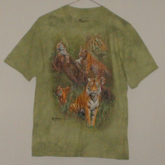 The Mountain Tops - The Mountain Tiger collage T-shirt New - size XL